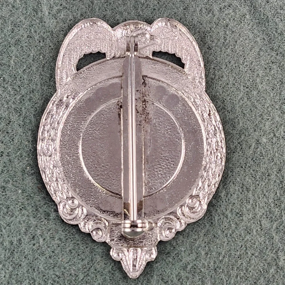 Vintage OG CIVIL DEFENSA P.R. Puerto Rico Eagle Hat CREST Pin Badge